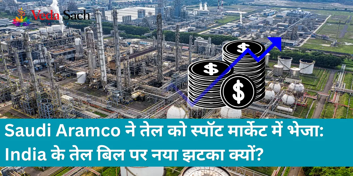 Saudi Aramco spot market India oil bill shock Middle East